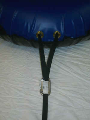 Towable tow leash pull direction